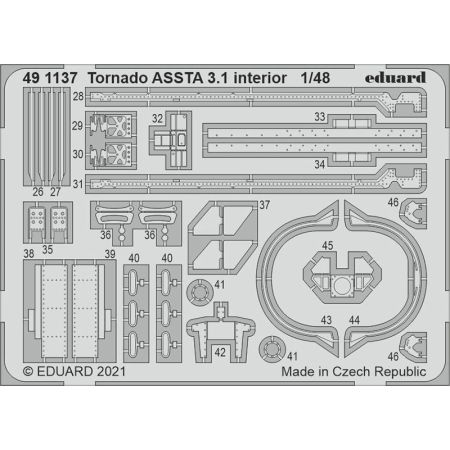 Tornado ASSTA 3.1 interior 1/48