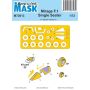 SPECIAL MASK 100-M72013 MIRAGE F.1 SINGLE SEATER 1/72