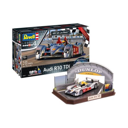 Geschenkset Audi R10 TDI LeMans + 3D Puzzle 1/24