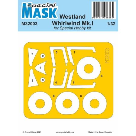 Westland Whirlwind Mk.I Mask 1/32