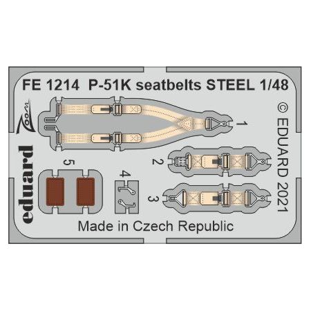 P-51K seatbelts STEEL 1/48