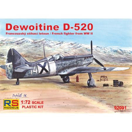 Rs Models 92091 - Dewoitine D-520 Bulgaria 1/72