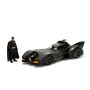 Jada Toys 98260 - DC Comics Batmobile W/Batman Figure Black 1989 1/24