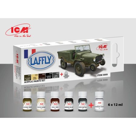 ICM 3009 - Acrylic paint set for LAFFLY V15T