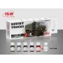 ICM 3011 - AAcrylic paint set for Soviet trucks