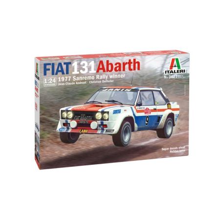 Fiat 131 Abarth 1977 Sanremo Rally Winner 1/24