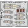 TBF-1C seatbelts STEEL 1/48