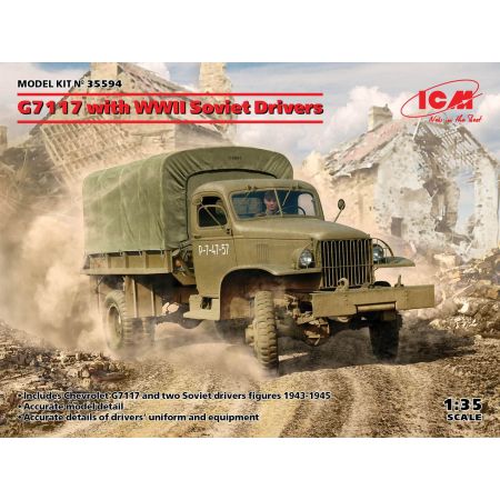 ICM 35594 -G7117 with WWII Soviet Drivers 1/35