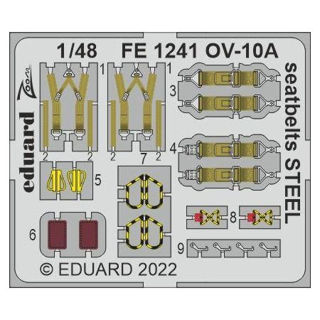 OV-10A seatbelts STEEL 1/48