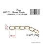 Fine Brass Chain - suitable for 1/72 or 1/48 scale