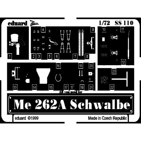 Eduard SS110 - Me 262A Schwalbe 1/72