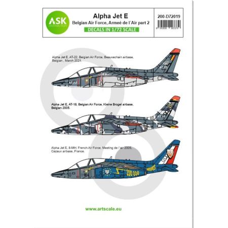 Alpha Jet E Belgian Air Force, Armée de l´Air part 1 1/72