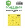 ASK ART SCALE KIT M72004 MASK ENGLISH ELECTRIC LIGHTNING F.2A (AIRFIX) 1/72