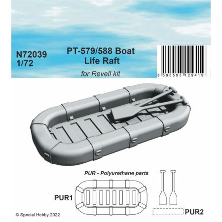 PT-579/588 Boat Life Raft 1/72