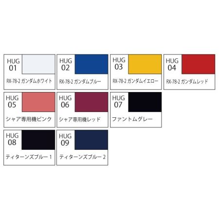 HUG-006 - Aqueous Gundam Color (10ml) RED FOR CHAR AZNABLE