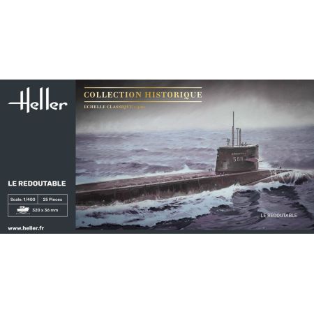 Heller 81075 - U-Boot S/M Le Redoutable 1/400