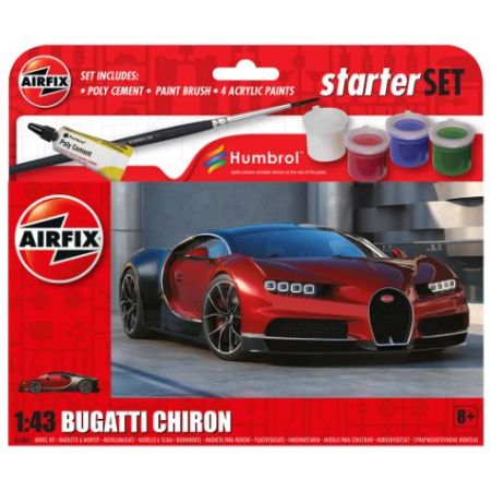 Starter Set Bugatti Chiron 1/43