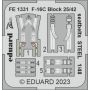 EDUARD FE1331 F-16C BLOCK 25/42 SEATBELTS STEEL (KINETIC) 1/48