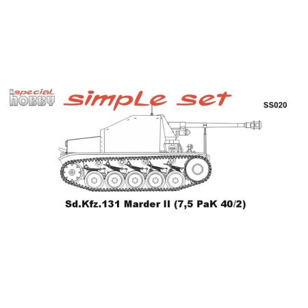 Marder II Simple Set 1/72