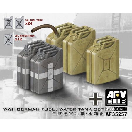 German Fuel/Water Tank Set 1/35