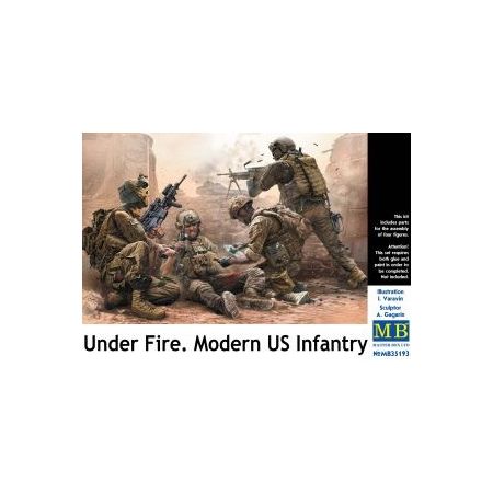 MB Under Fire. Modern US Infantry 1/35