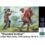 MB Wounded brother Indian Wars 1/35