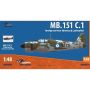 Bloch MB.151 foreign service 1/48