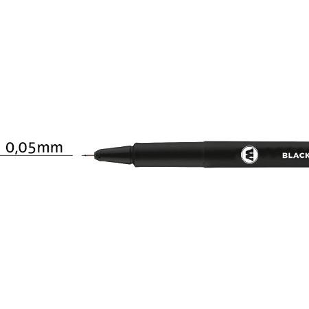 Feutre fin noir Blackliner 0.05mm