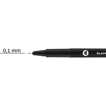Feutre fin noir Blackliner 0.1mm