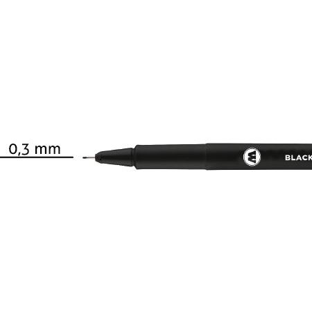 Feutre fin noir Blackliner 0.3mm