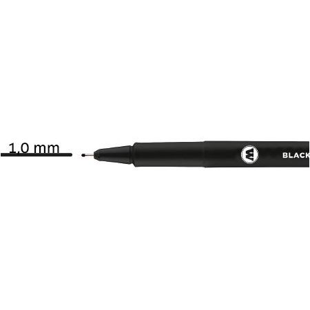 Feutre fin noir Blackliner 1.0mm