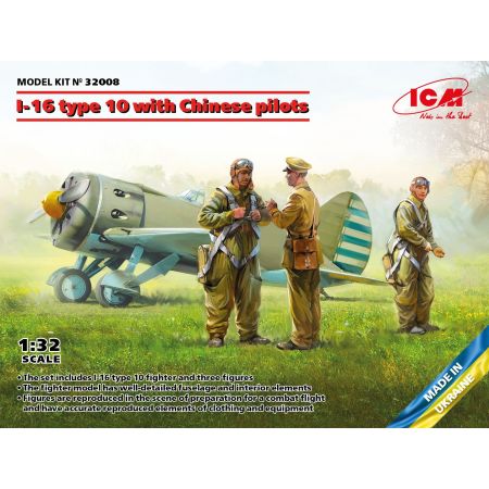 I-16 type 10 with Chinese pilots 1/32