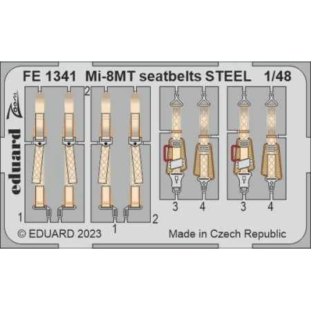 Mi-8MT seatbelts STEEL 1/48