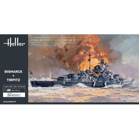 Bismarck + Tirpitz TWINSET 1/400