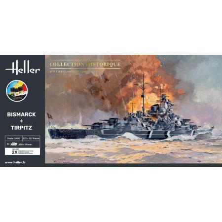 STARTER KIT Bismarck + Tirpitz TWINSET 1/400
