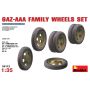 GAZ AAA Wheels Set 1/35