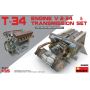 T-34 Engine(V-2-34) & Trans.Set 1/35