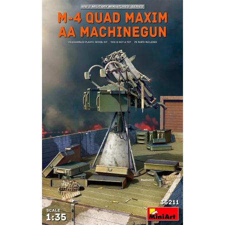 M-4 Quad Maxim AA Machinegun 1/35