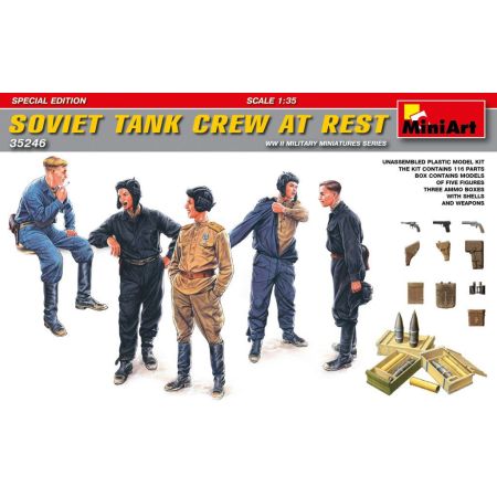 Soviet Tank Crew at Rest Sp.Ed. 1/35