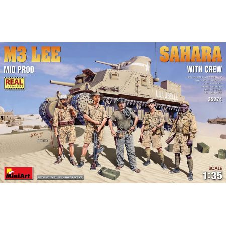 M3 Lee Mid Prod. Sahara /Crew 1/35