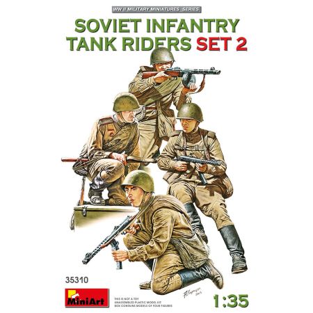 Soviet Infantry Tank Riders 2 1/35