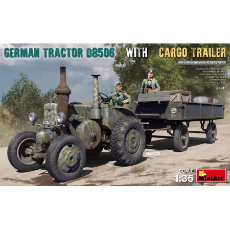 German Tractor D8506 & Trailer 1/35