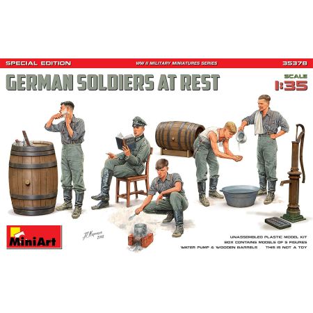 German Soldiers at Rest SP.Ed. 1/35