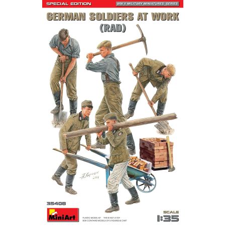 German Soldiers at Work (RAD) 1/35
