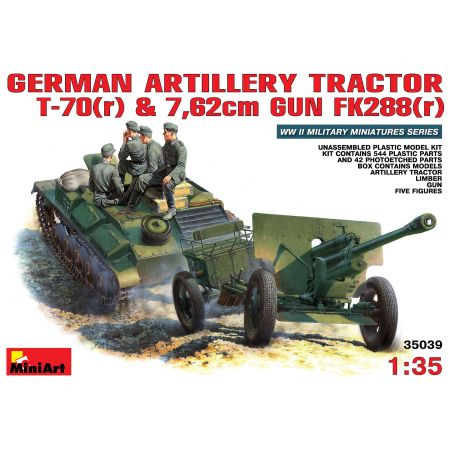 GERMAN ARTILLERY TRACTOR T-70(r)  1/35