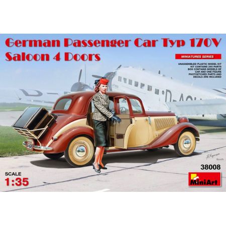 GERMAN PASSENGER CAR TYP 170V SALOON 4 DOORS 1/35