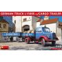 German Truck L1500S Cargo Trailer 1/35