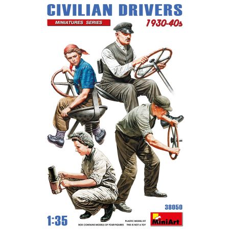 Civilian Drivers 1930-40s 1/35