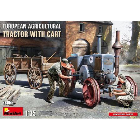 Agricul. Tractor & Cart & Fig. 1/35