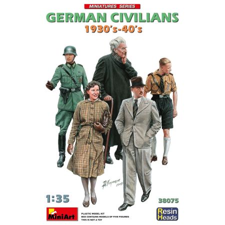 German Civilians 1930-40s Res. 1/35